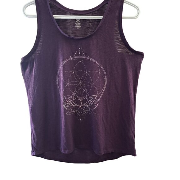 Gaiam Women's Tank Top Purple Size Large Relaxed Fit Yoga/Athletic - Picture 1 of 7